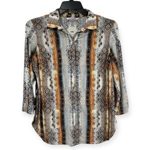 NYGARD Multicolor Snake Print Women's Blouse